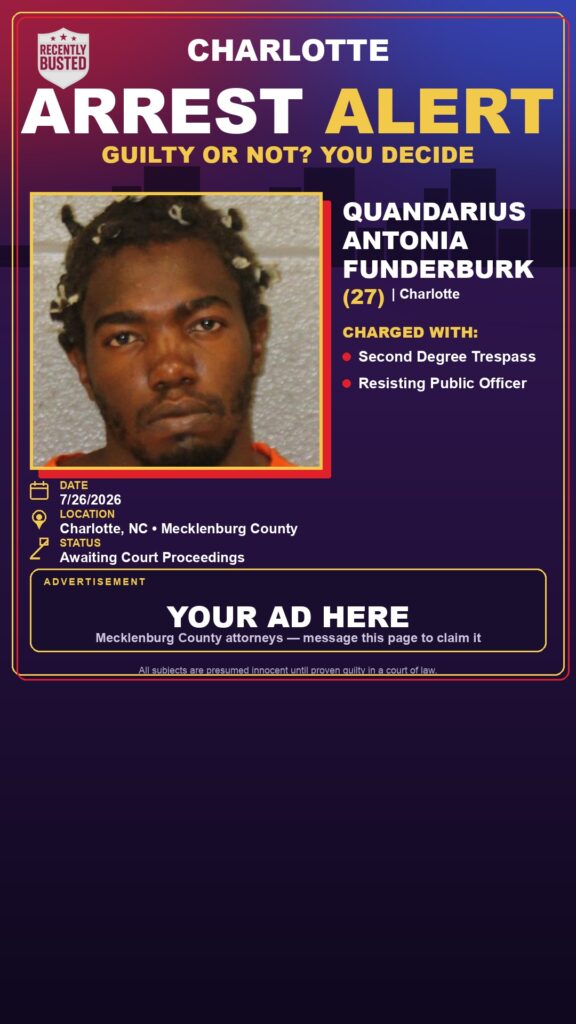 Booking photo of QUANDARIUS ANTONIA FUNDERBURK