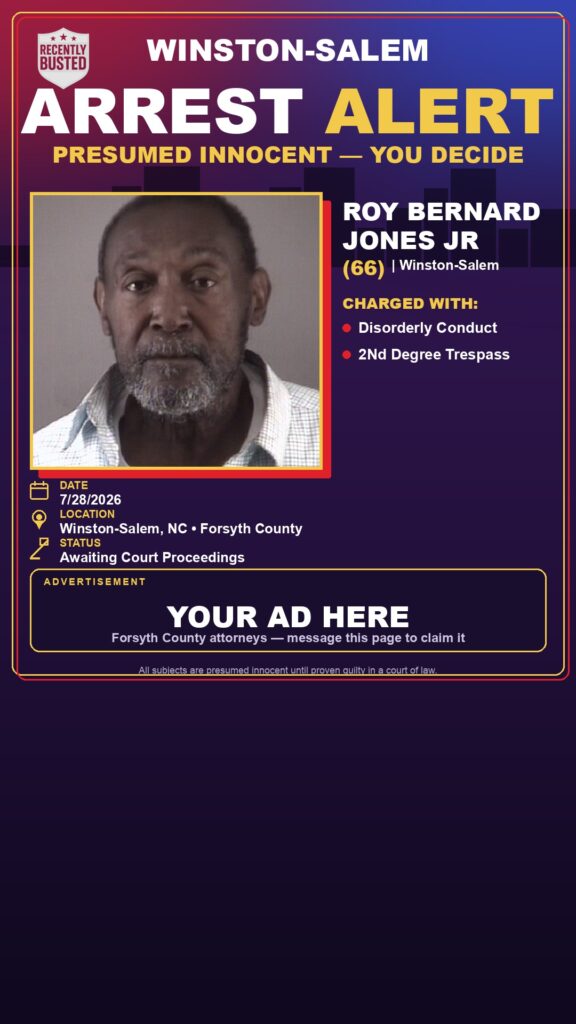 Booking photo of ROY BERNARD JONES JR