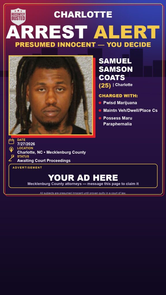 Booking photo of SAMUEL SAMSON COATS