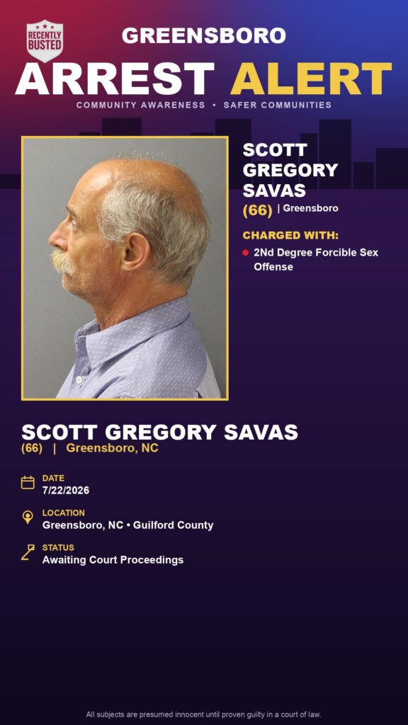 Booking photo of SCOTT GREGORY SAVAS
