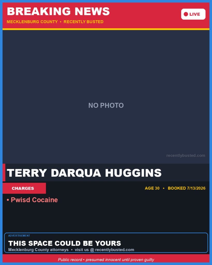 Booking photo of TERRY DARQUA HUGGINS