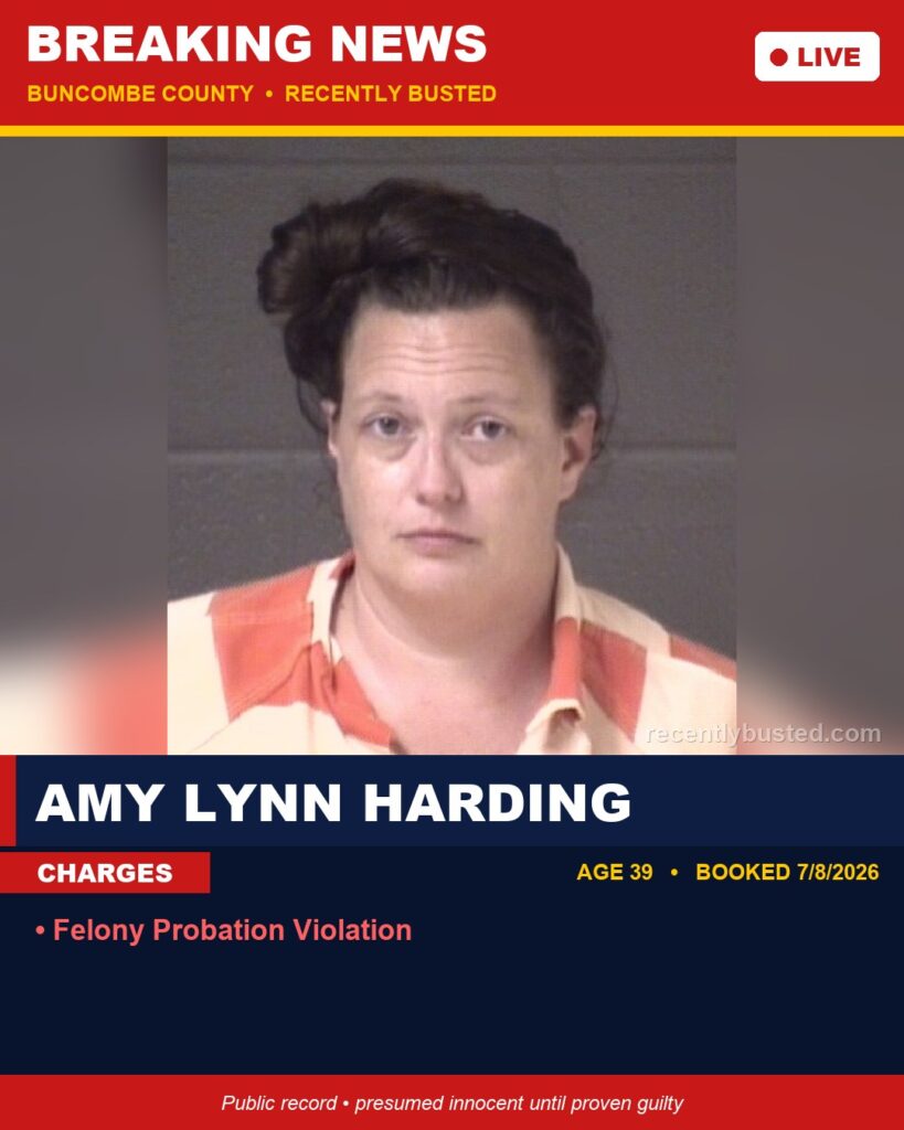 Booking photo of AMY LYNN HARDING