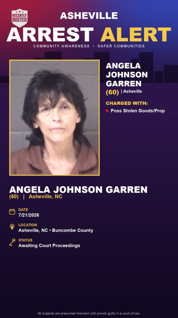Booking photo of ANGELA JOHNSON GARREN