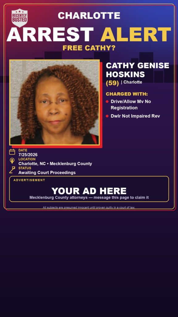 Booking photo of CATHY GENISE HOSKINS