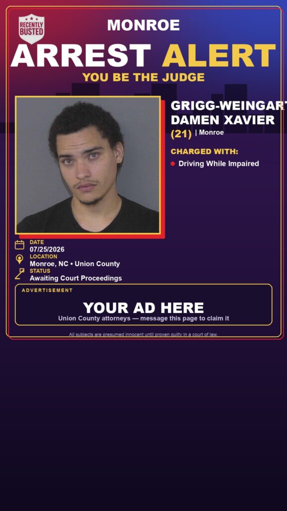 Booking photo of GRIGG-WEINGARTEN, DAMEN XAVIER
