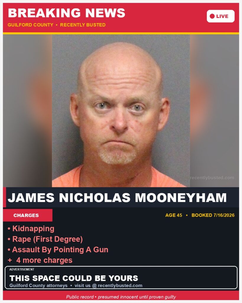 Booking photo of JAMES NICHOLAS MOONEYHAM