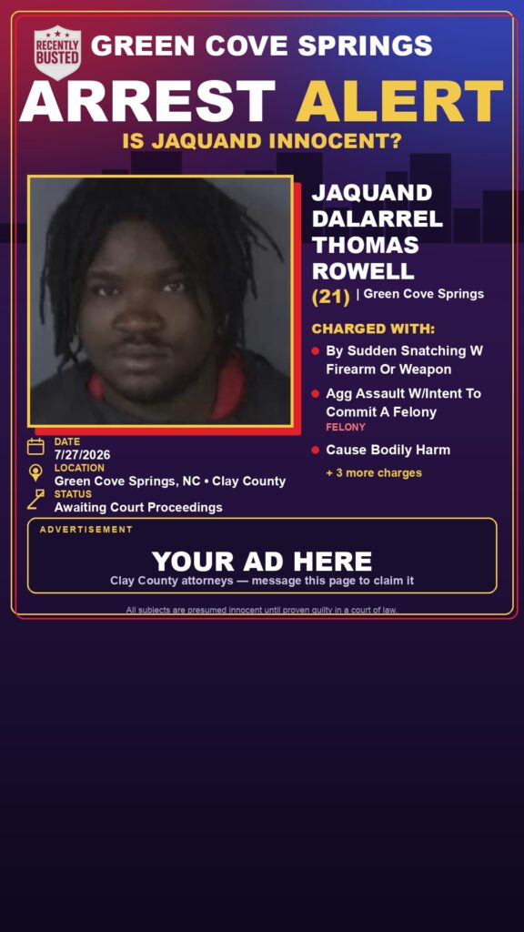 Booking photo of JAQUAND DALARREL THOMAS ROWELL