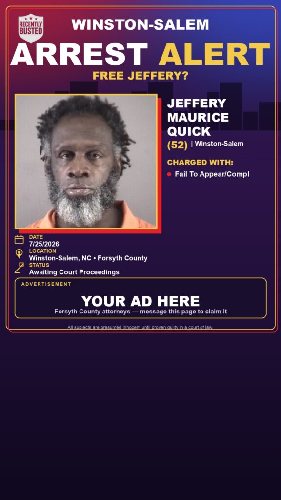 Booking photo of JEFFERY MAURICE QUICK