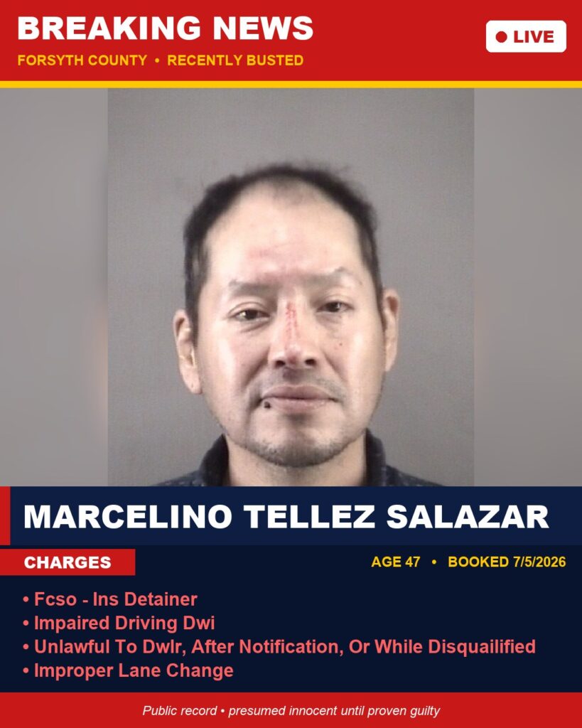 Booking photo of MARCELINO TELLEZ SALAZAR