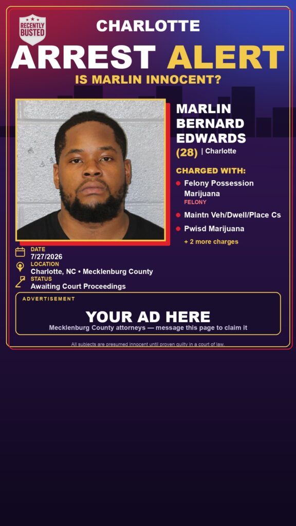 Booking photo of MARLIN BERNARD EDWARDS