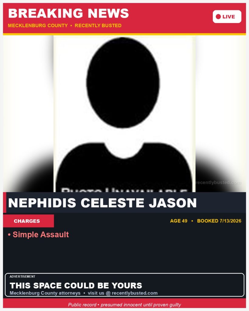 Booking photo of NEPHIDIS CELESTE JASON