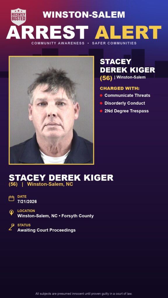 Booking photo of STACEY DEREK KIGER