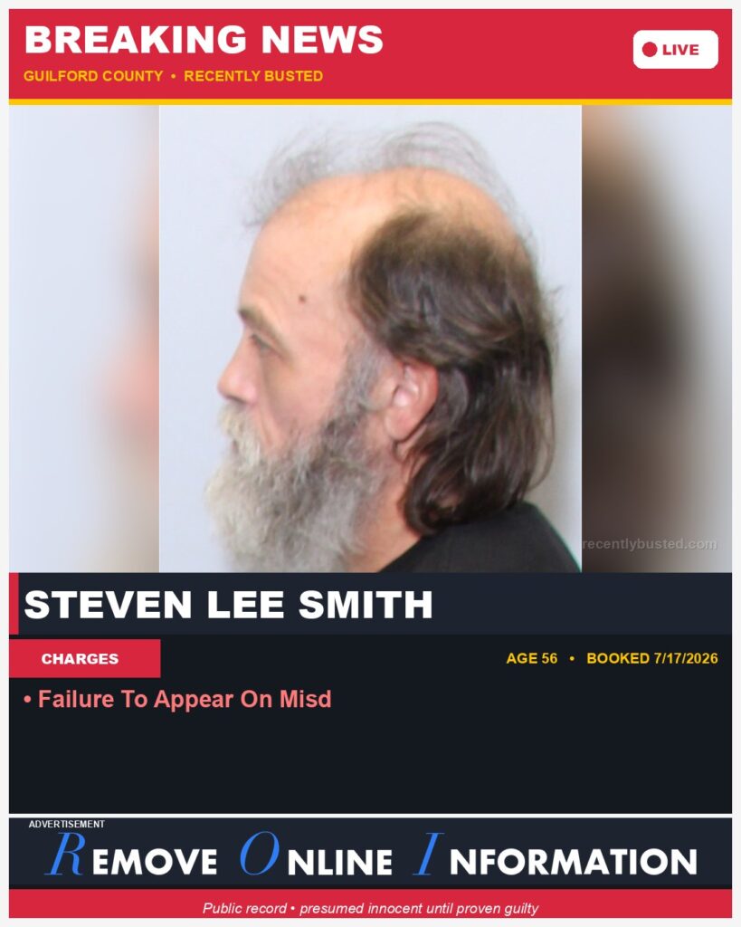 Booking photo of STEVEN LEE SMITH