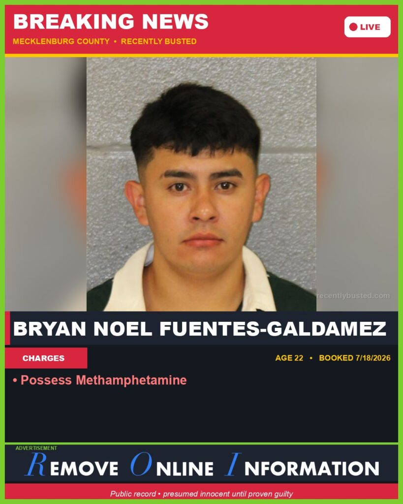 Booking photo of BRYAN NOEL FUENTES-GALDAMEZ
