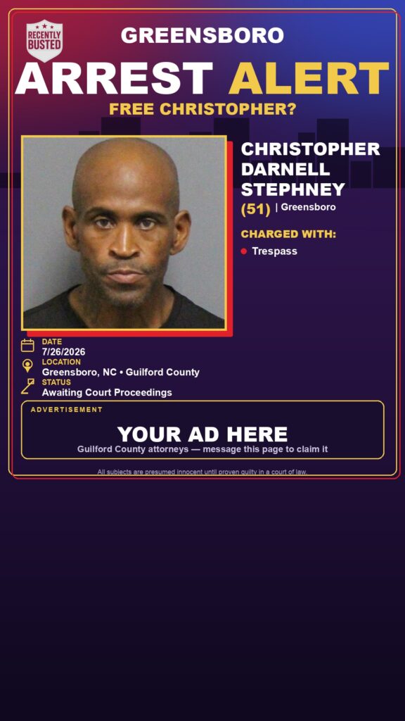 Booking photo of CHRISTOPHER DARNELL STEPHNEY