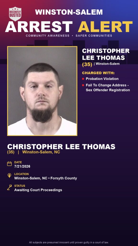 Booking photo of CHRISTOPHER LEE THOMAS