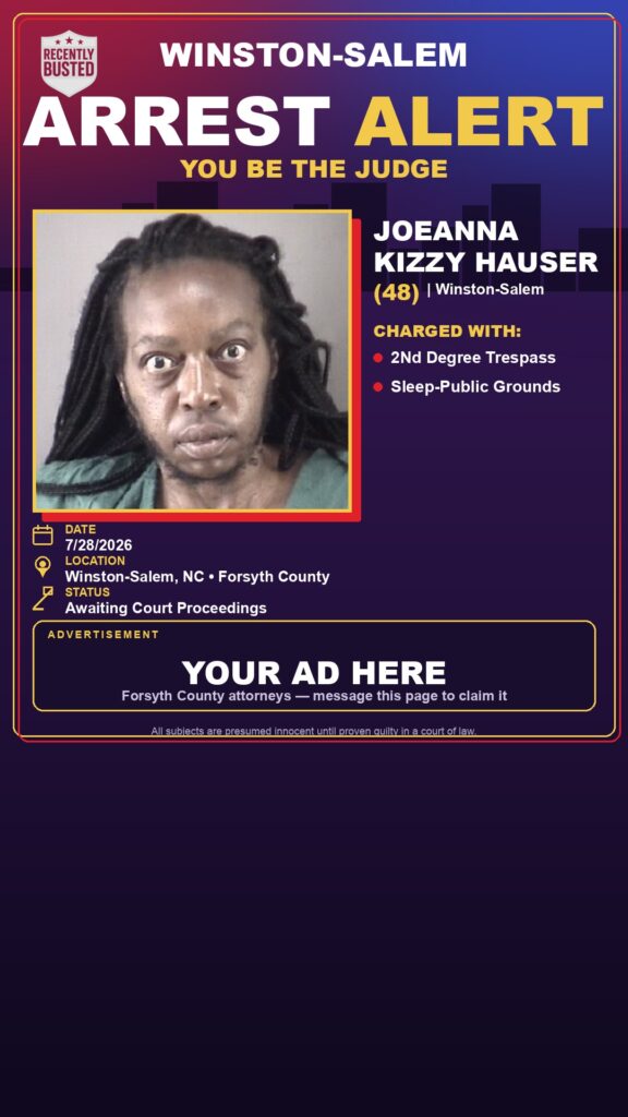 Booking photo of JOEANNA KIZZY HAUSER