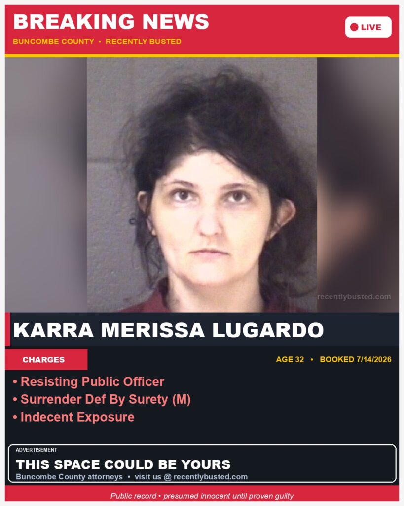 Booking photo of KARRA MERISSA LUGARDO