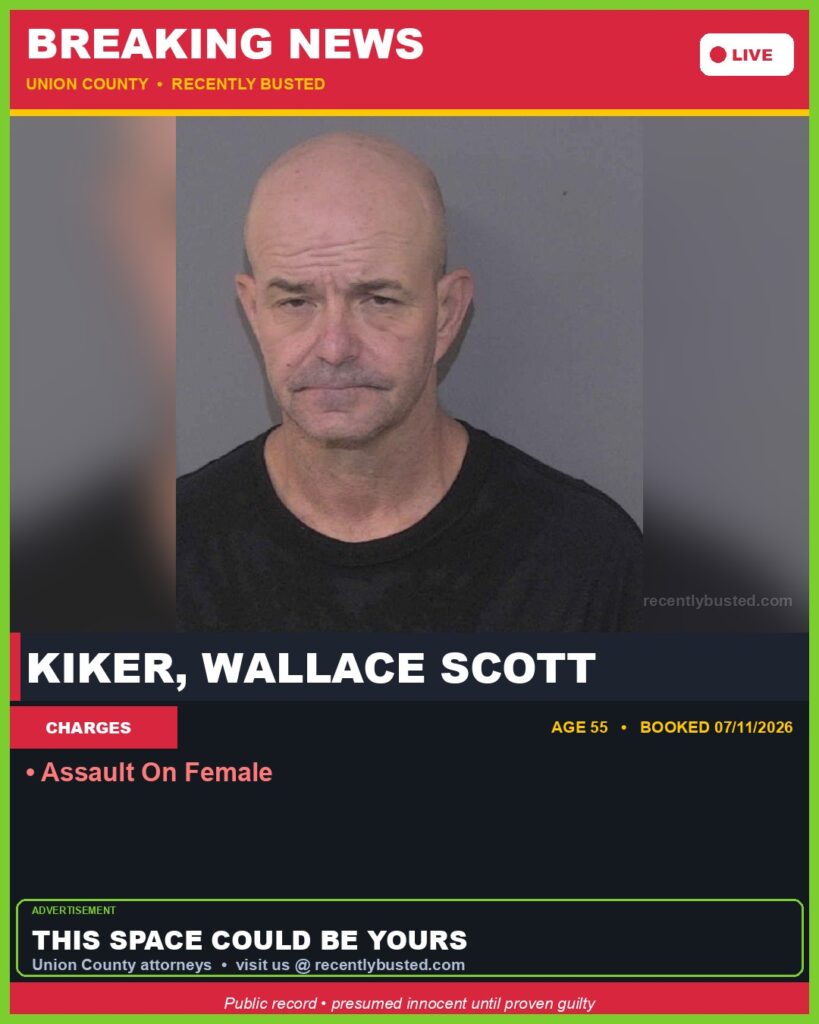 Booking photo of KIKER, WALLACE SCOTT