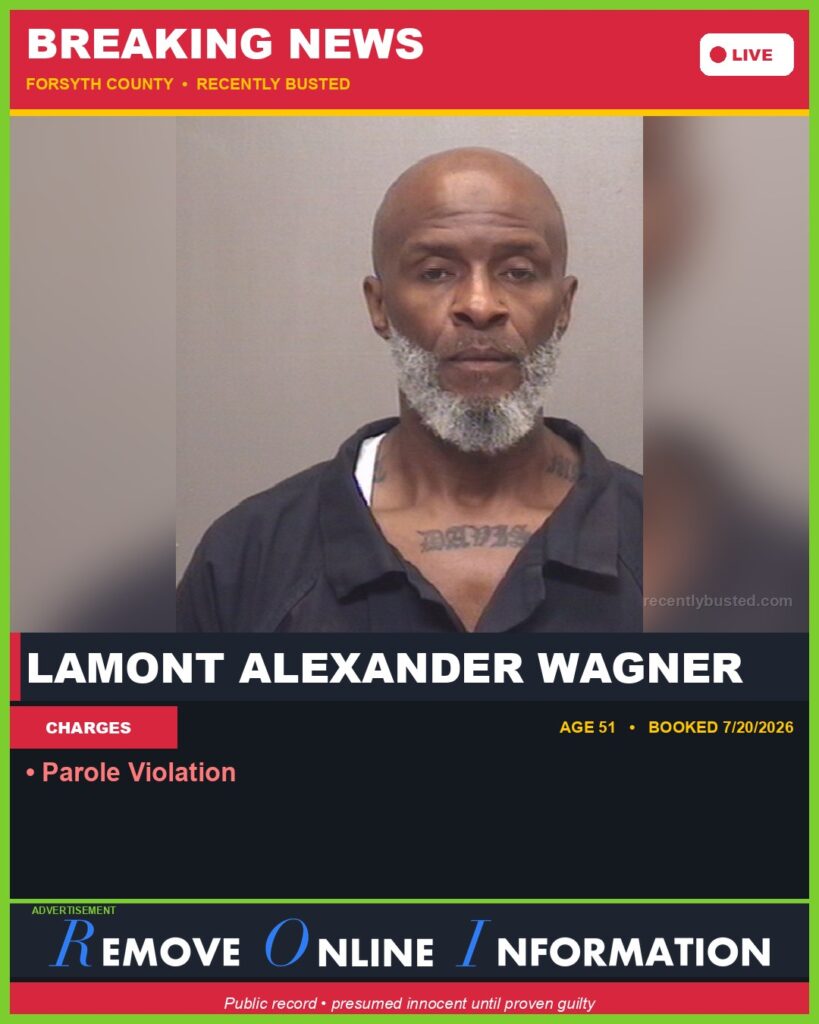 Booking photo of LAMONT ALEXANDER WAGNER