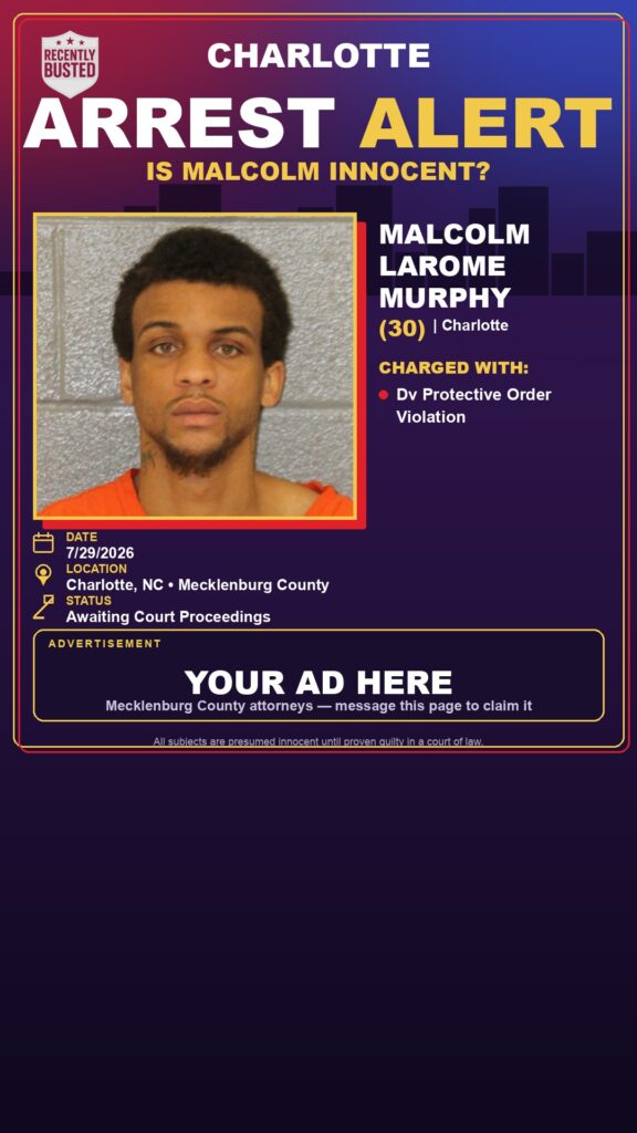 Arrest report - MALCOLM LAROME MURPHY