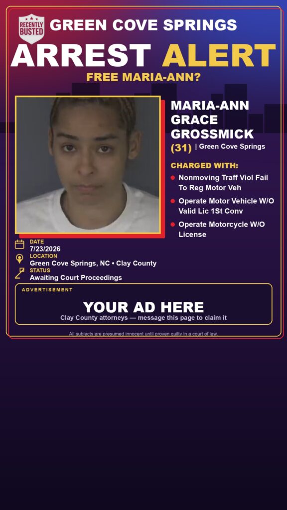 Booking photo of MARIA-ANN GRACE GROSSMICK