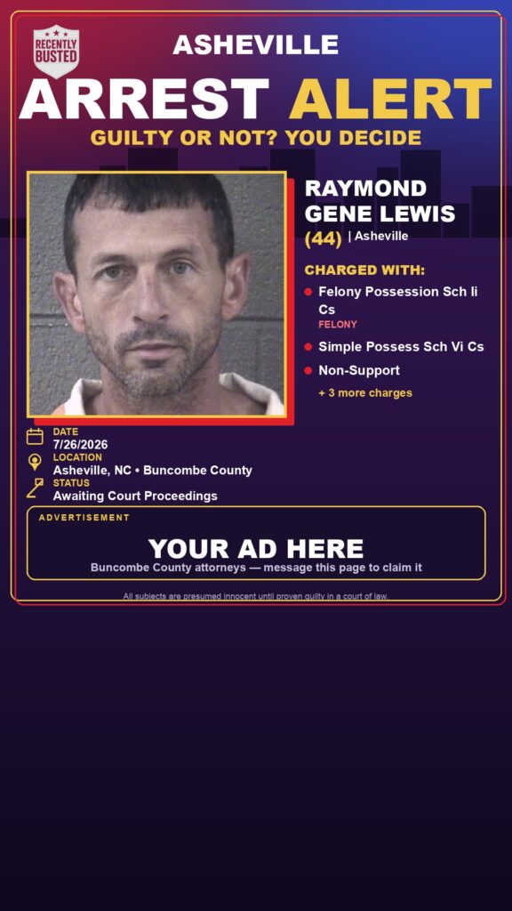 Booking photo of RAYMOND GENE LEWIS