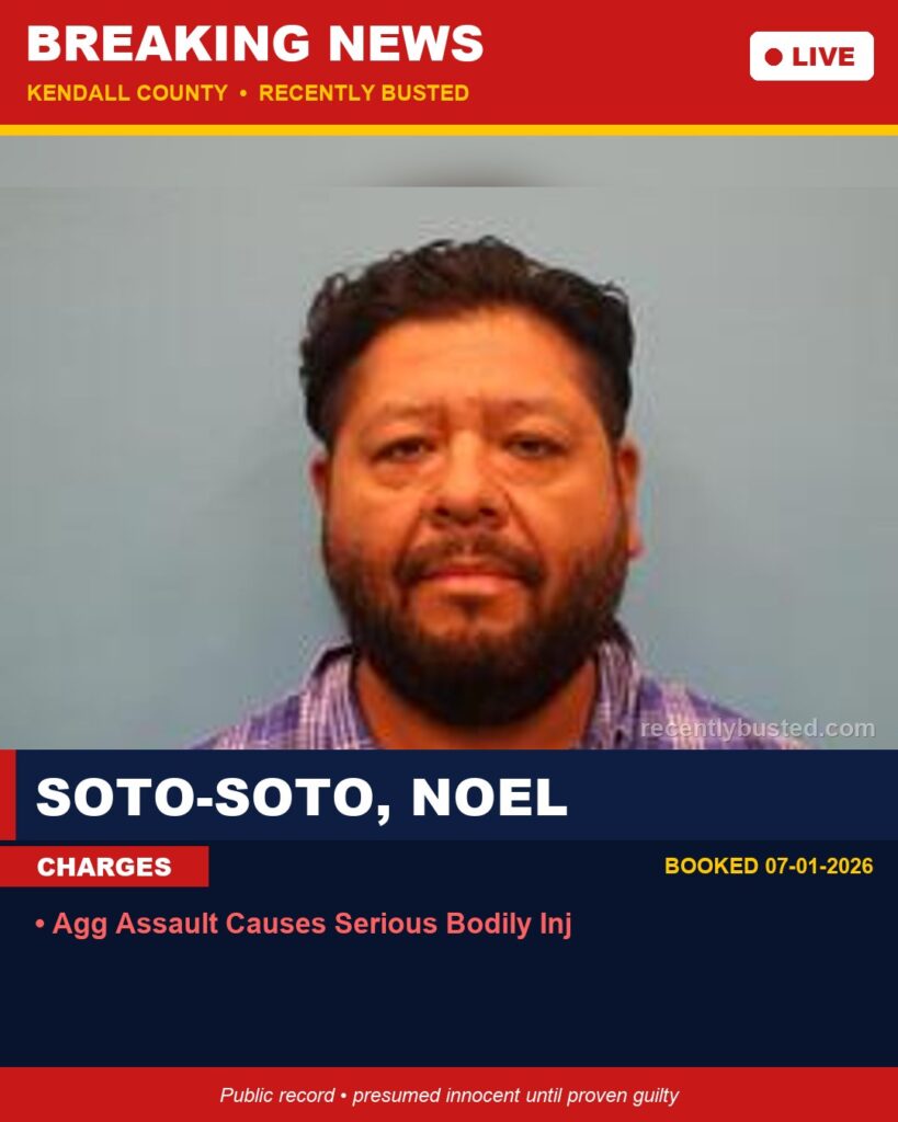 Booking photo of Soto-Soto, Noel