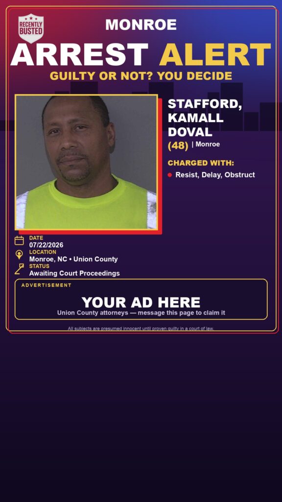 Booking photo of STAFFORD, KAMALL DOVAL