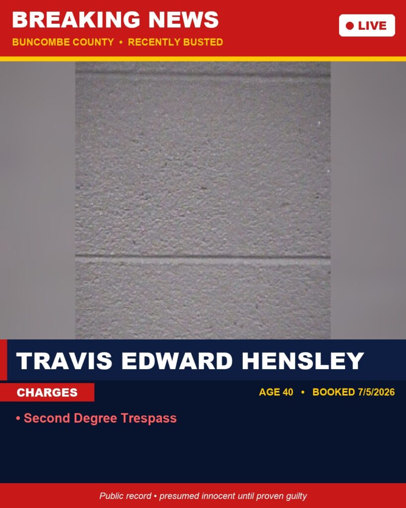 Booking photo of TRAVIS EDWARD HENSLEY