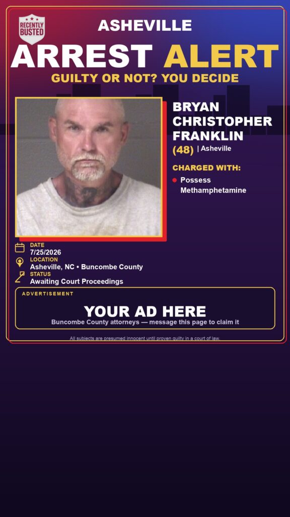 Booking photo of BRYAN CHRISTOPHER FRANKLIN