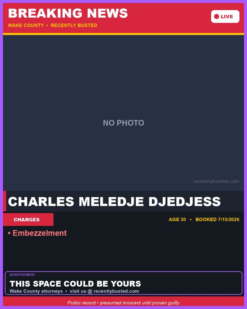 Booking photo of CHARLES MELEDJE DJEDJESS