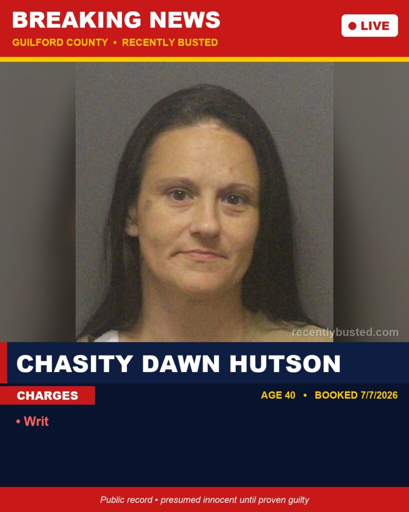 Booking photo of CHASITY DAWN HUTSON