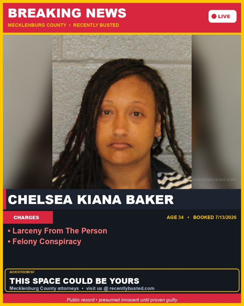 Booking photo of CHELSEA KIANA BAKER