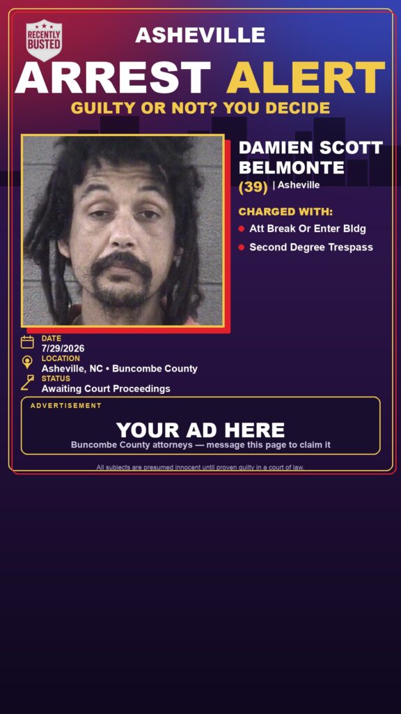 Arrest report - DAMIEN SCOTT BELMONTE