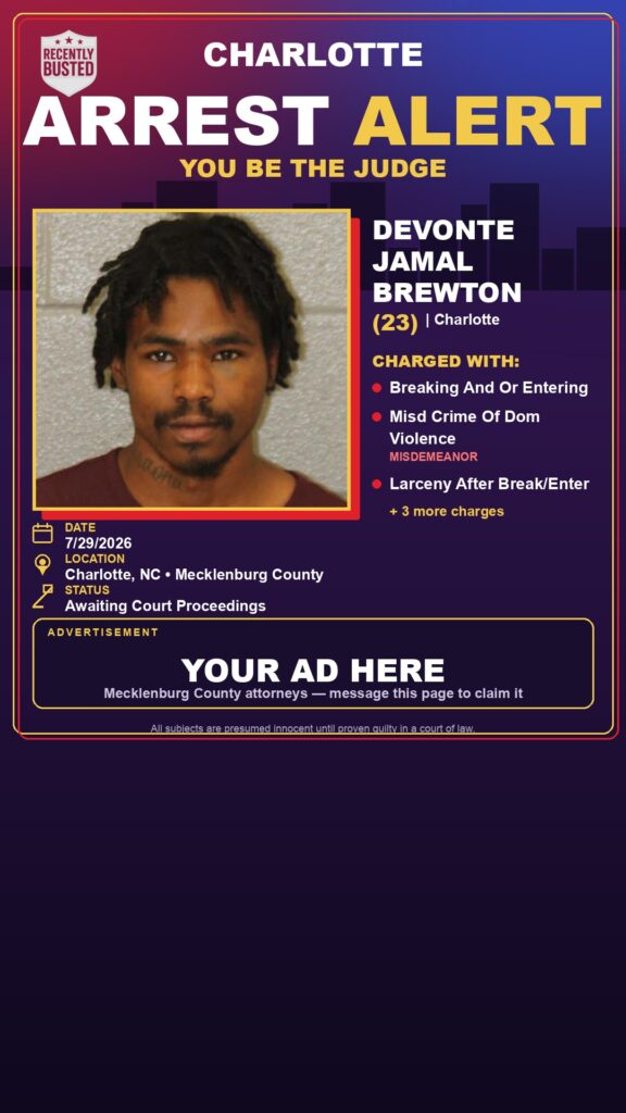 Booking photo of DEVONTE JAMAL BREWTON