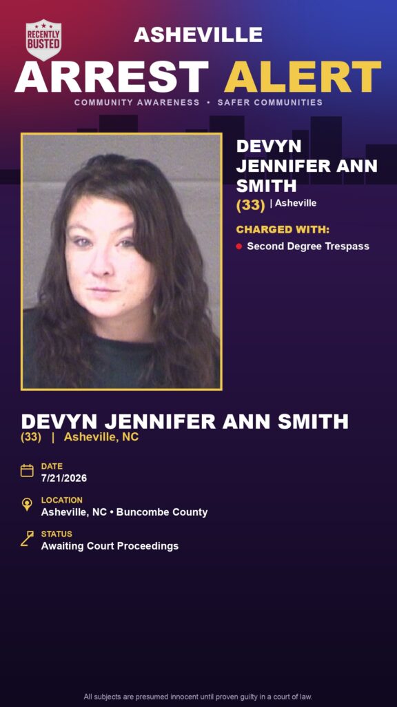 Booking photo of DEVYN JENNIFER ANN SMITH