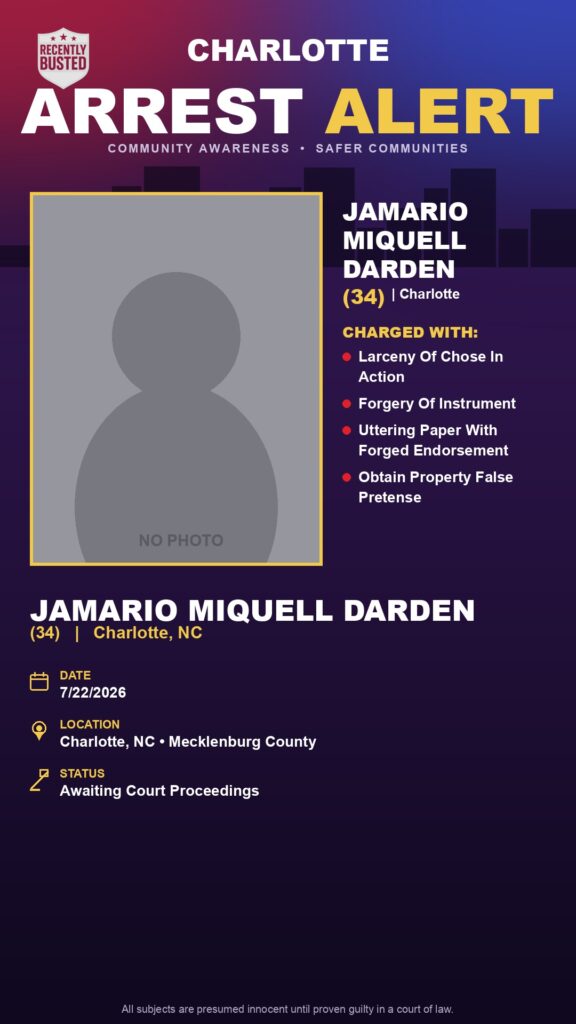Booking photo of JAMARIO MIQUELL DARDEN