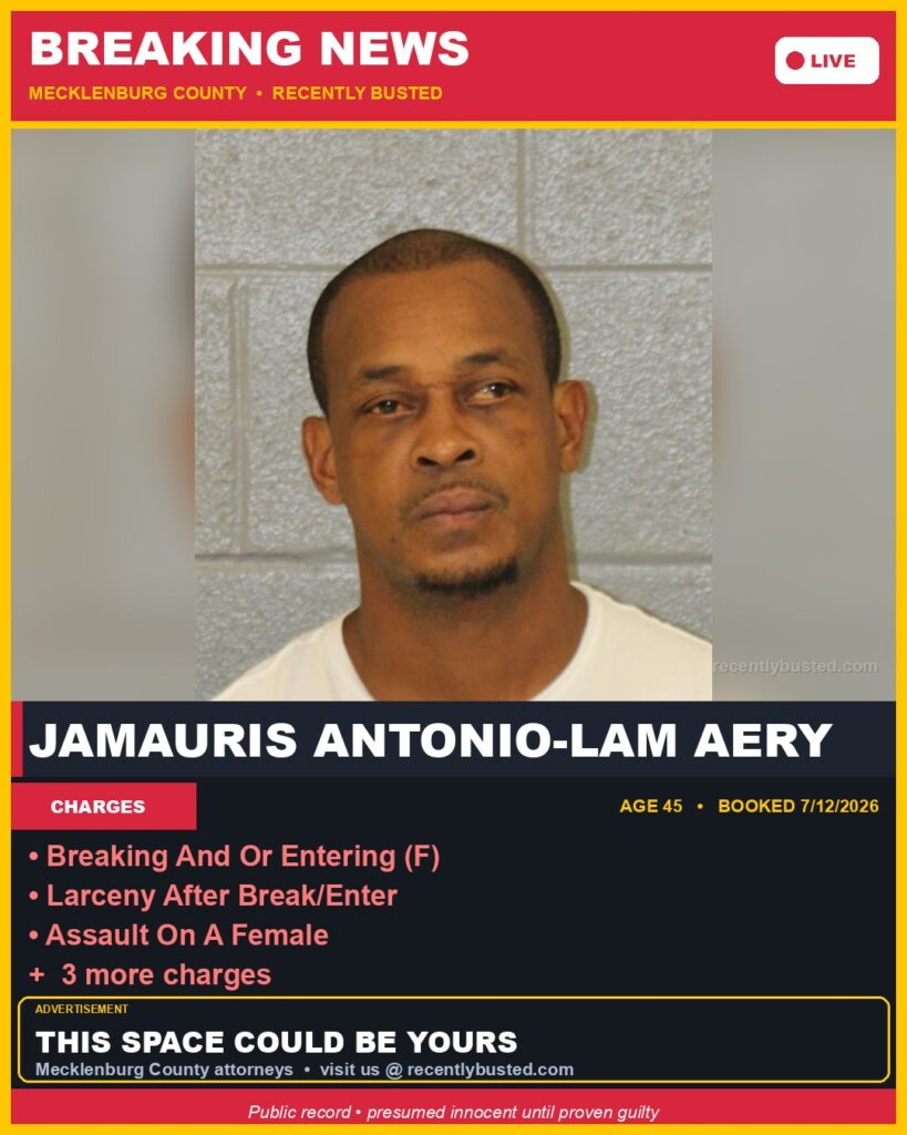 Booking photo of JAMAURIS ANTONIO-LAM AERY