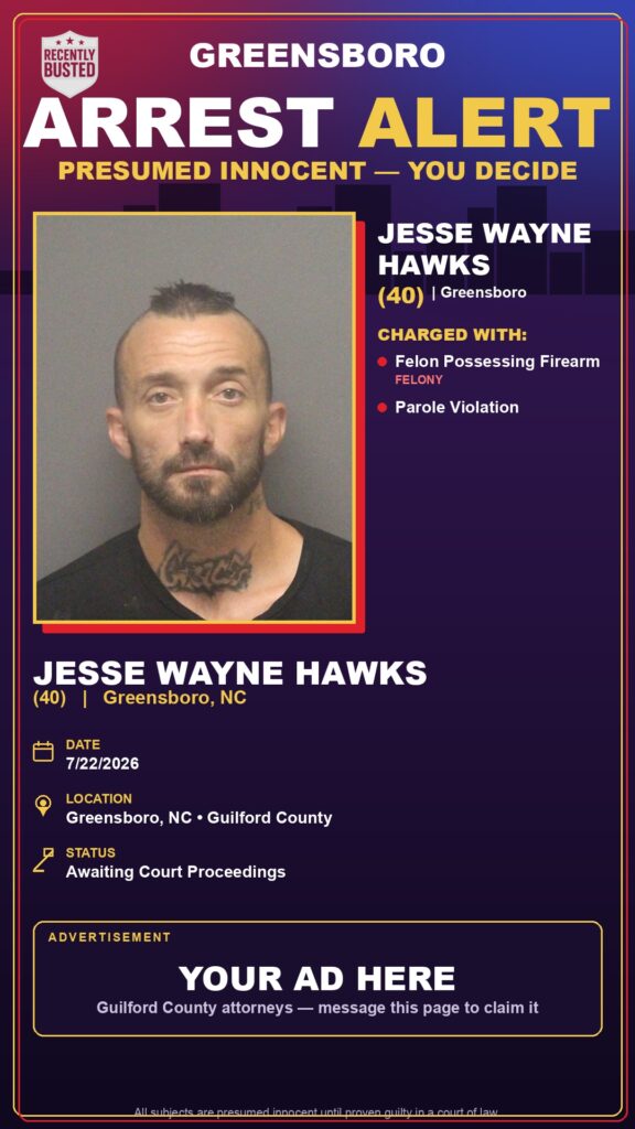 Booking photo of JESSE WAYNE HAWKS