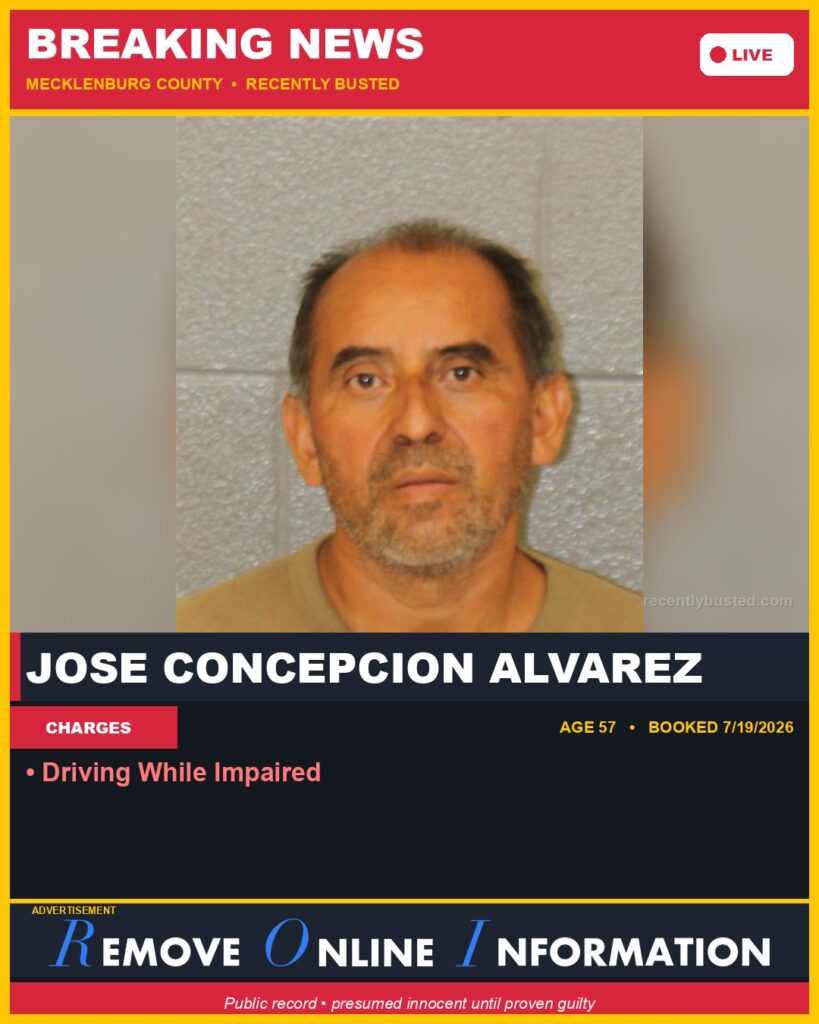 Booking photo of JOSE CONCEPCION ALVAREZ