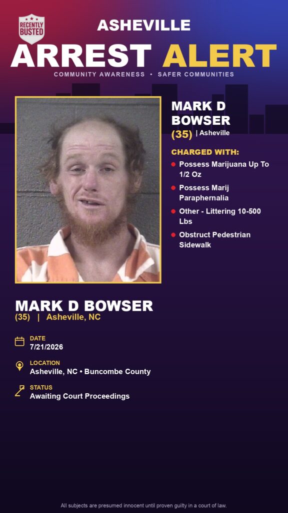 Booking photo of MARK D BOWSER