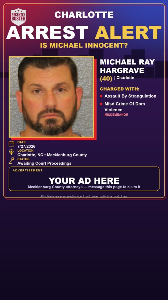 Booking photo of MICHAEL RAY HARGRAVE