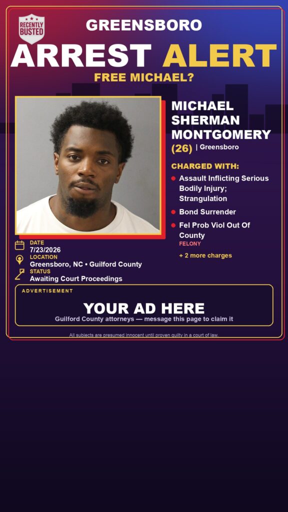 Booking photo of MICHAEL SHERMAN MONTGOMERY