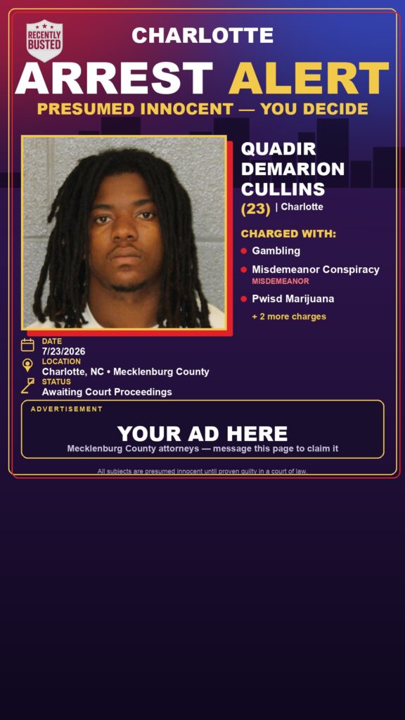 Booking photo of QUADIR DEMARION CULLINS