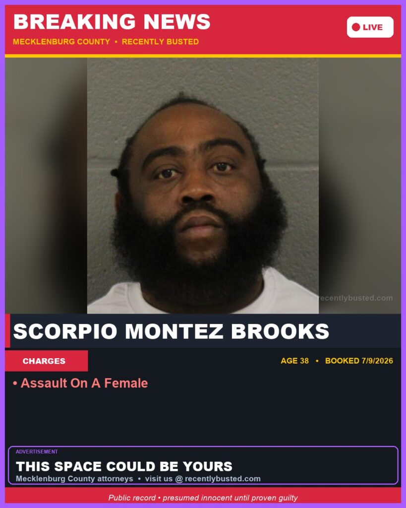 Booking photo of SCORPIO MONTEZ BROOKS