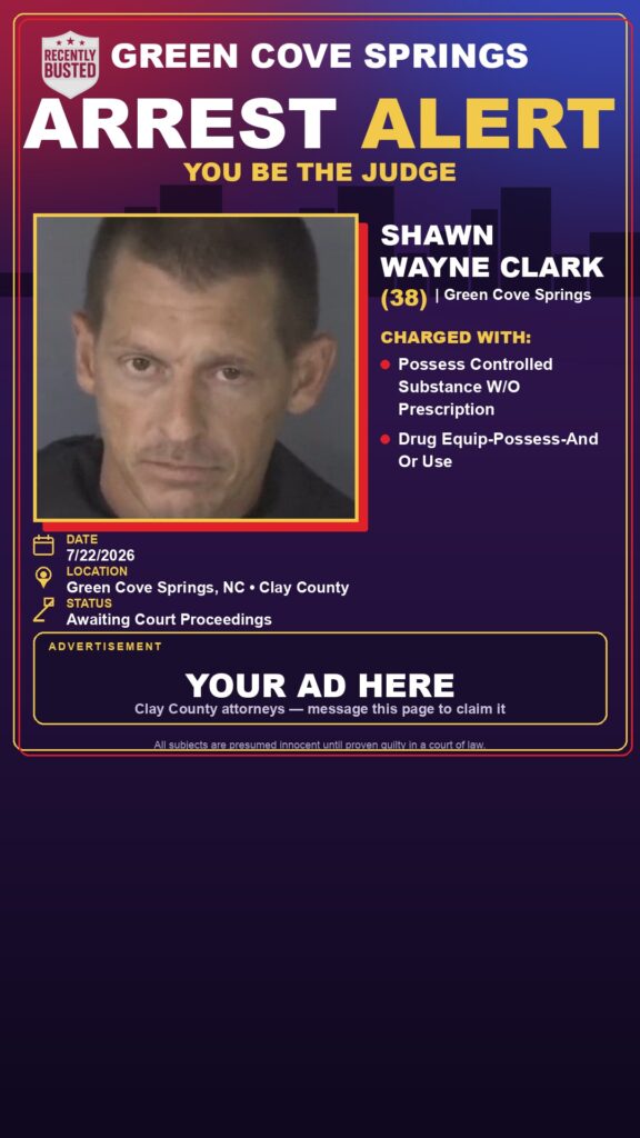Booking photo of SHAWN WAYNE CLARK