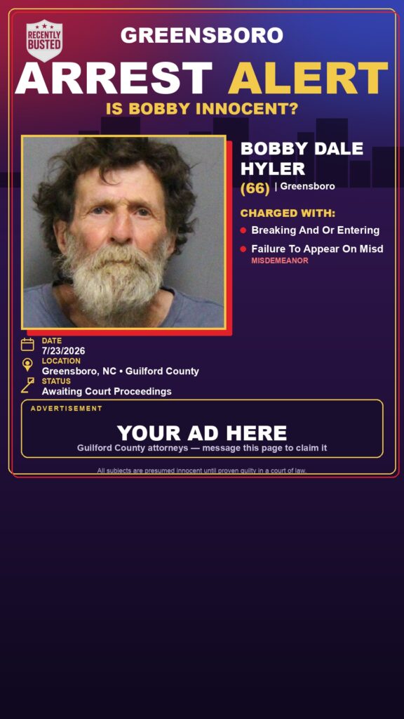 Booking photo of BOBBY DALE HYLER