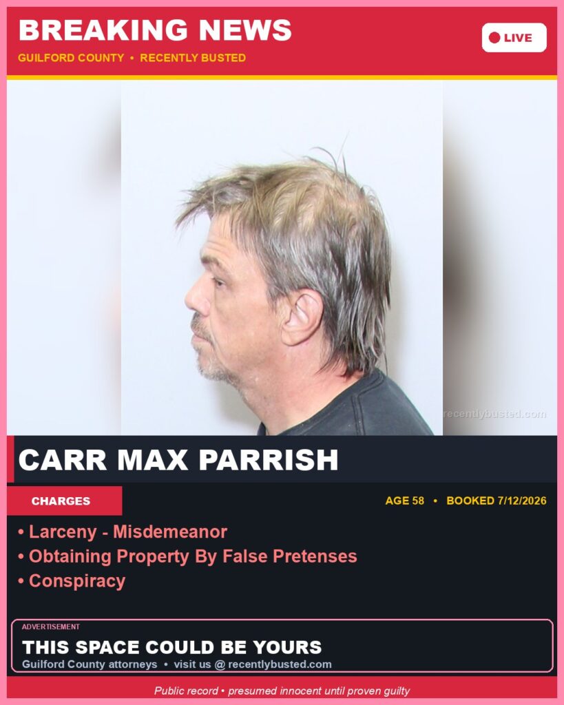 Booking photo of CARR MAX PARRISH