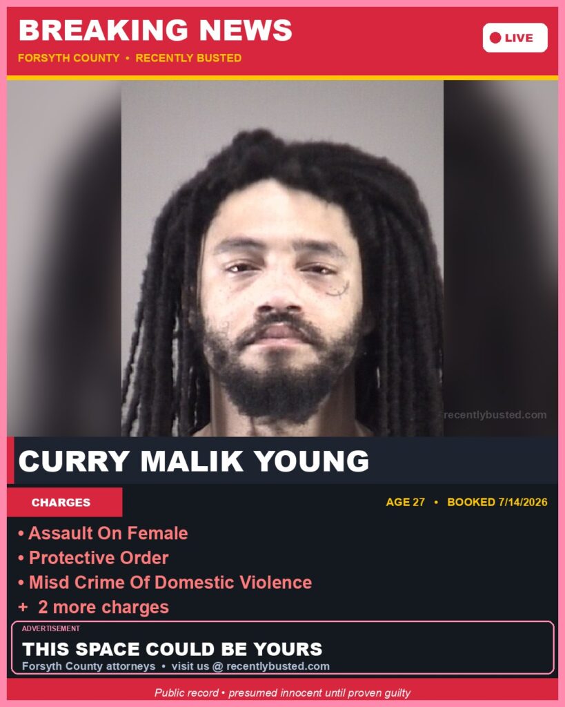 Booking photo of CURRY MALIK YOUNG
